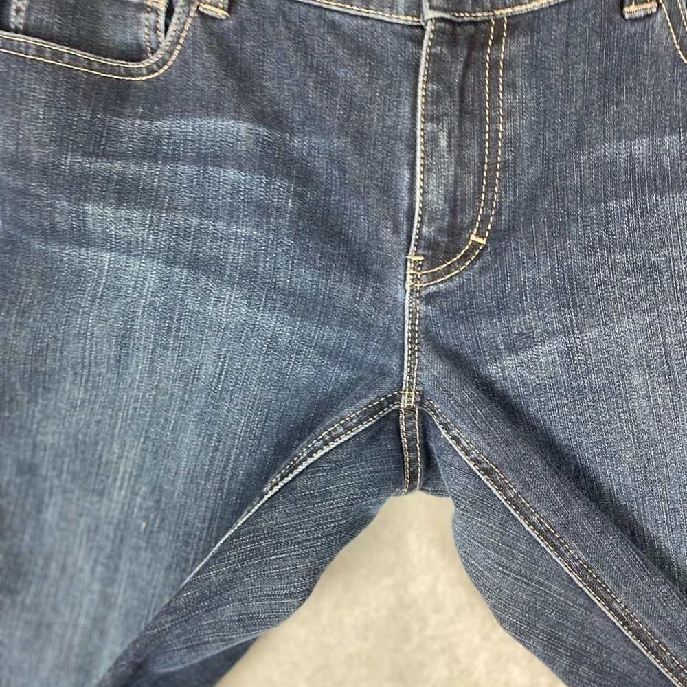 White House/Black Market Blue Jeans Noir 12L - Picture 6 of 10